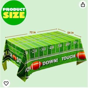Football Tablecloth Table Cover Party Decorations Football Supplies